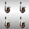Service Caster 4 Inch 316SS High Temp Glass Filled Nylon 7/8 Inch Stem Caster Set Lock Brake SCC-SS316TTLEX20S414-GFNSHT-78-4 - alternate 4